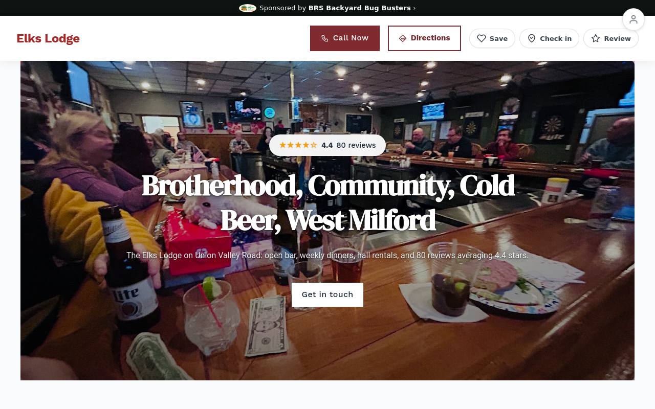 Preview of your live website