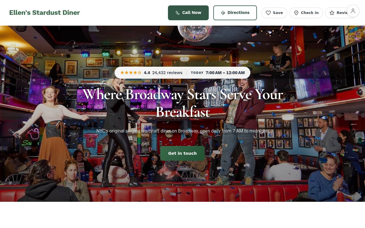 Preview of your live website