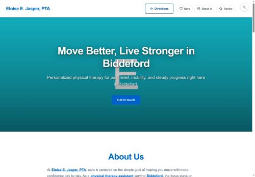 Preview of your live website