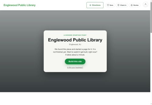 Preview of your live website