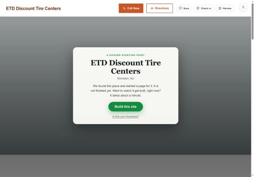 Preview of your live website