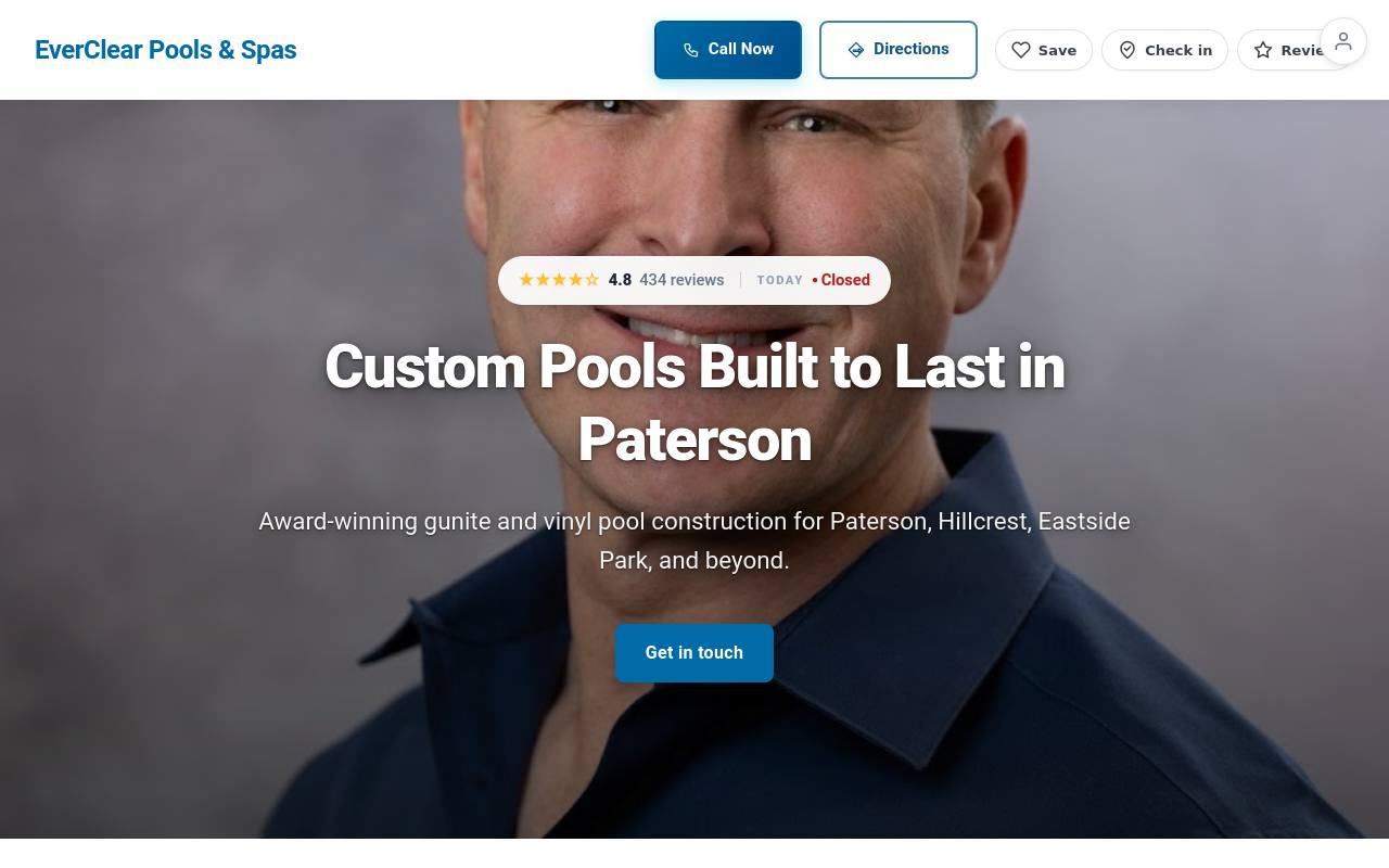 Preview of your live website