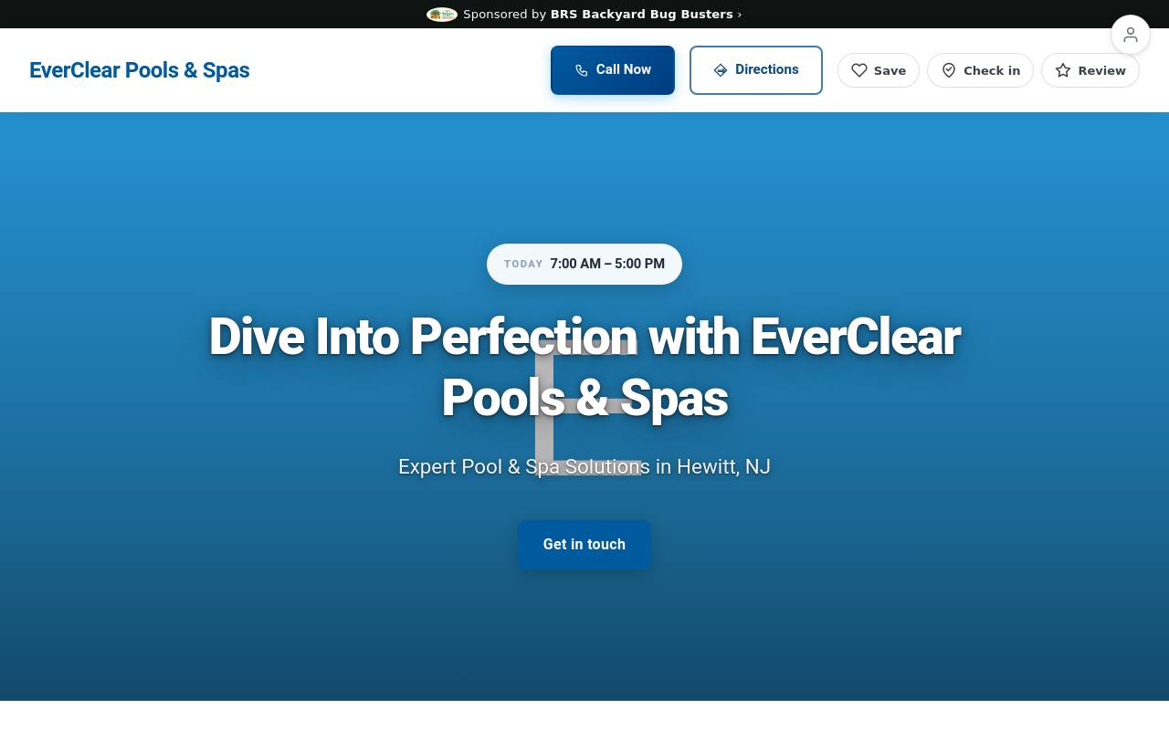 Preview of your live website