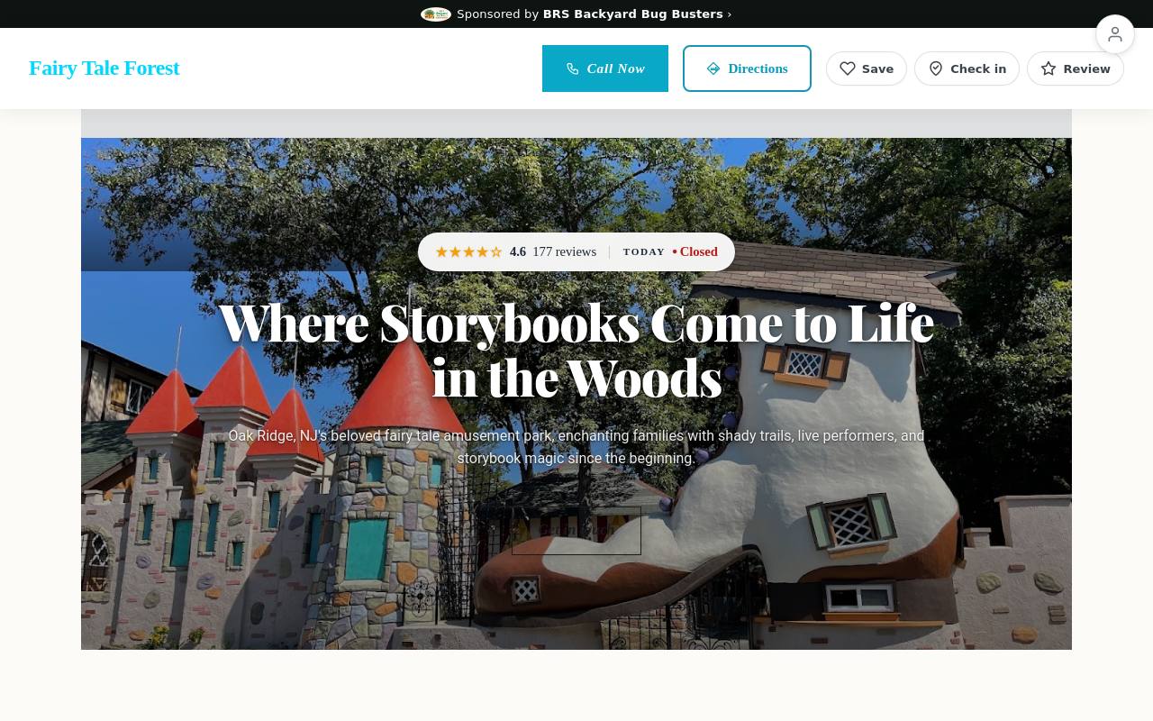Preview of your live website