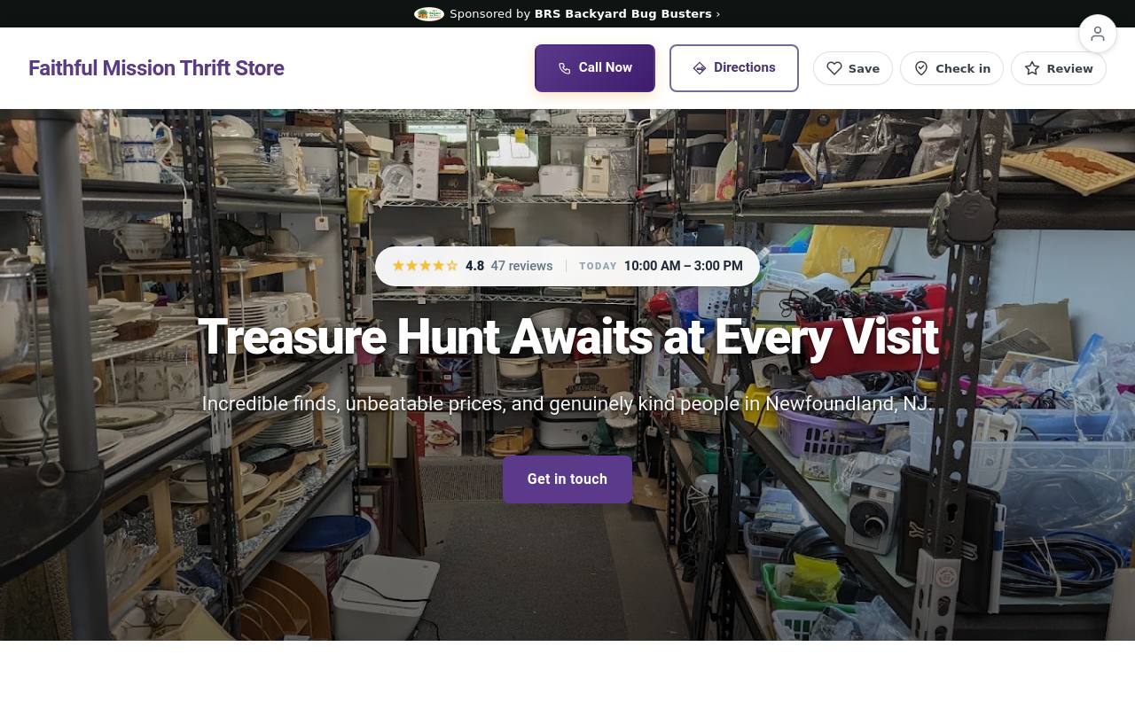 Preview of your live website