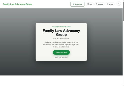 Preview of your live website