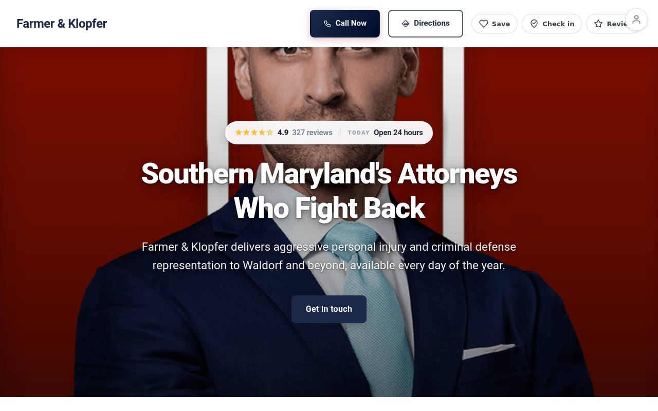 Preview of your live website