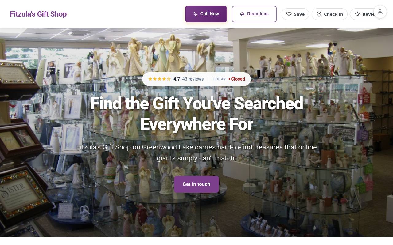 Preview of your live website