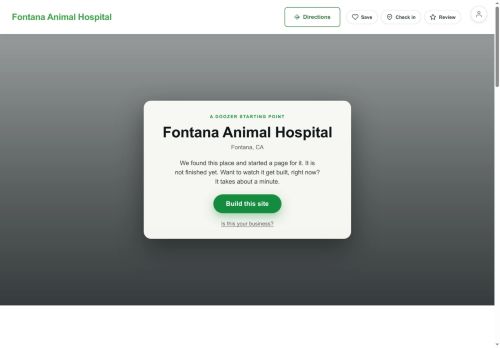 Preview of your live website