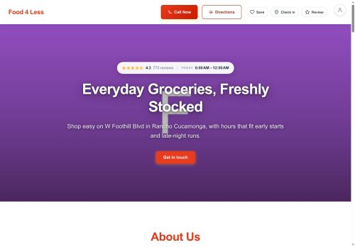 Preview of your live website