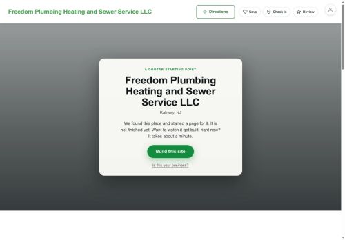 Preview of your live website
