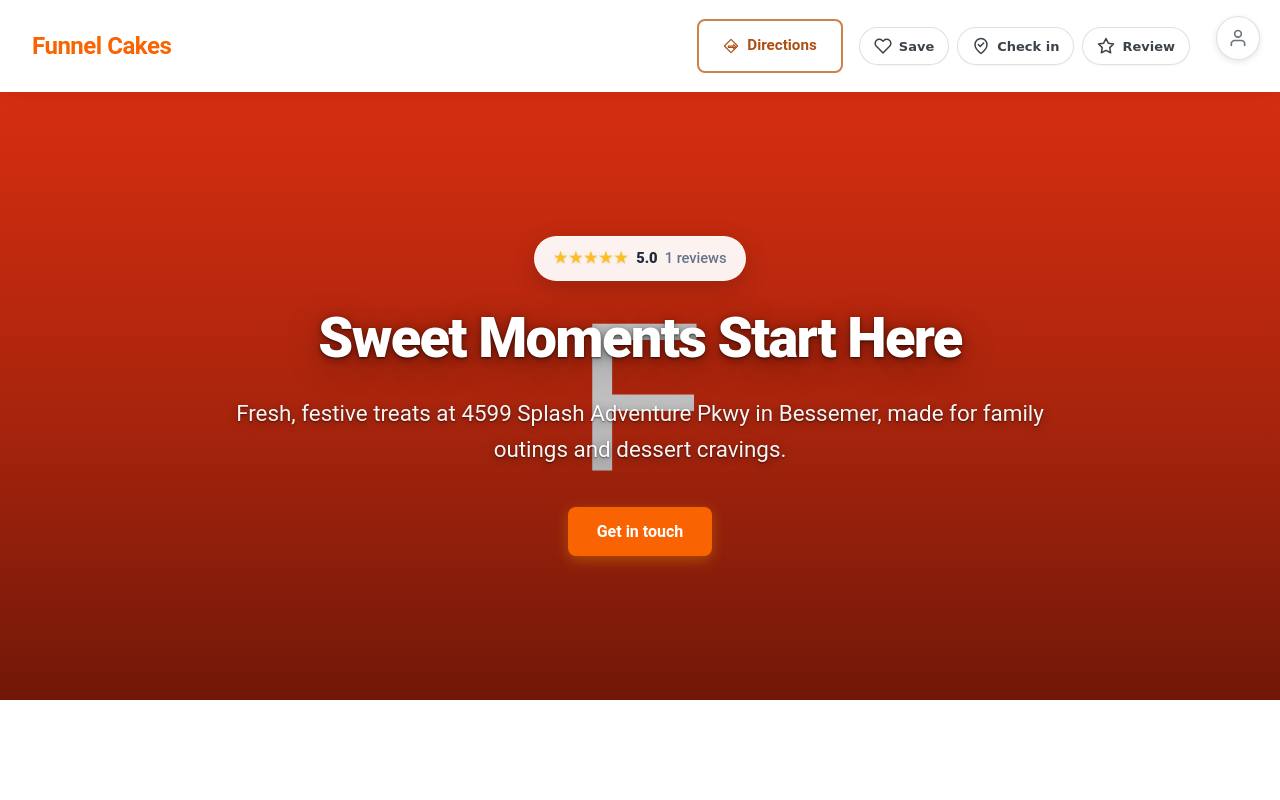 Preview of your live website