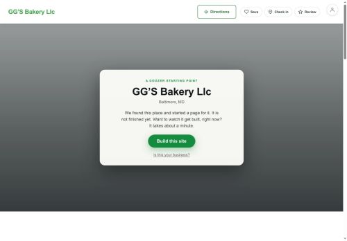 Preview of your live website