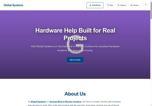 Preview of your live website