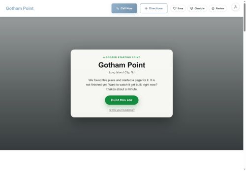 Preview of your live website