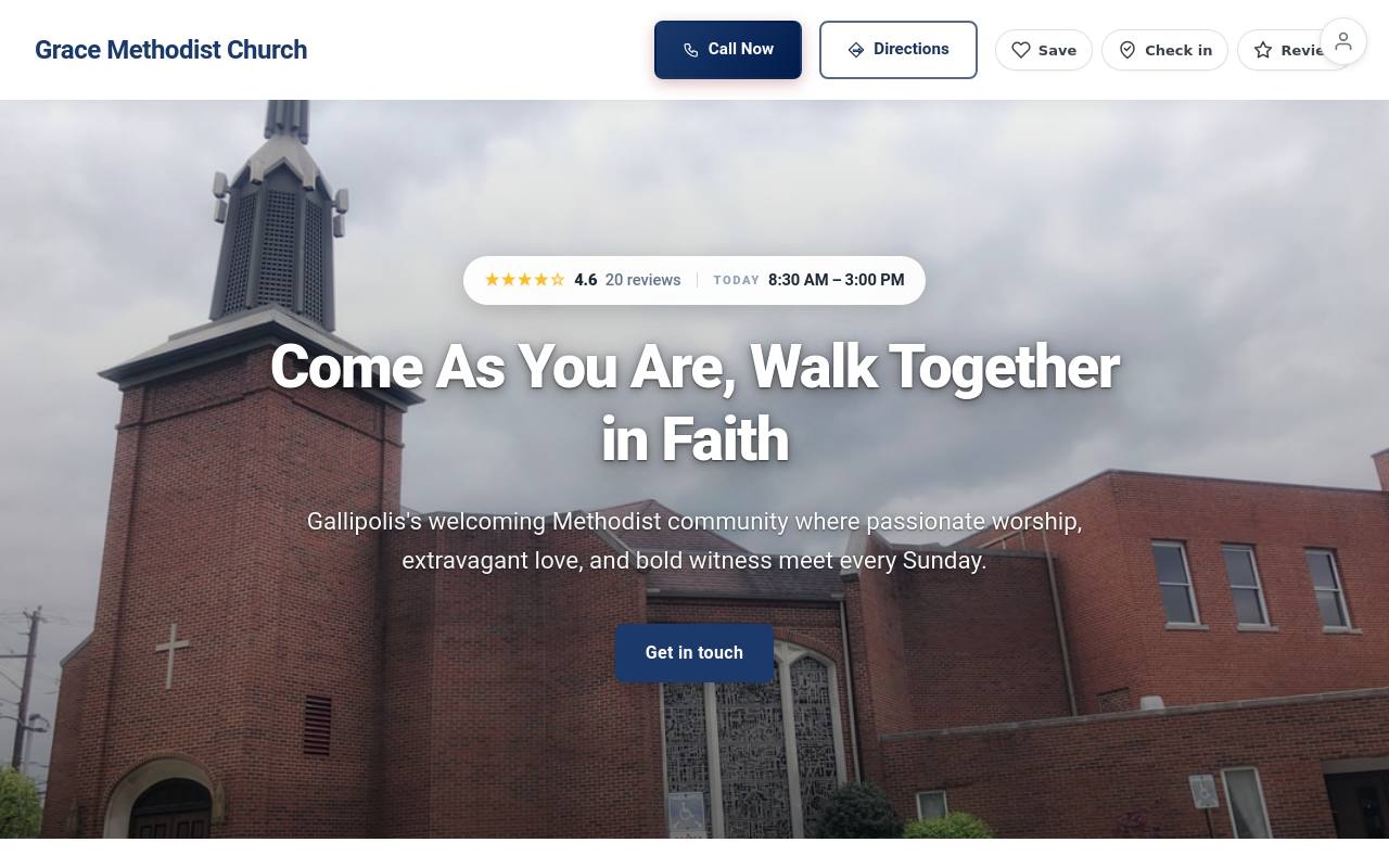 Preview of your live website