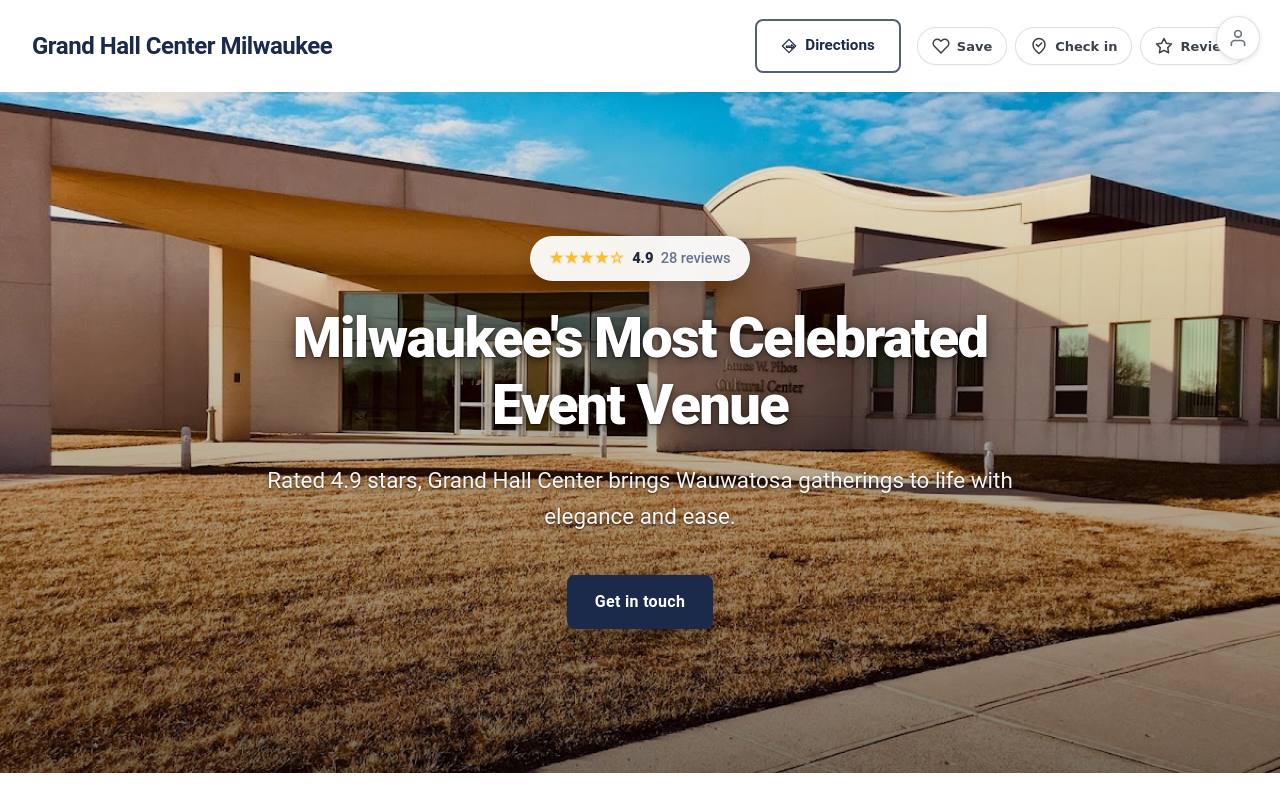 Preview of your live website