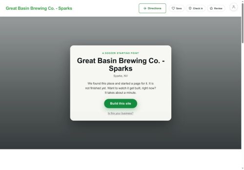 Preview of your live website