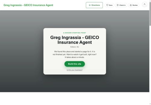 Preview of your live website