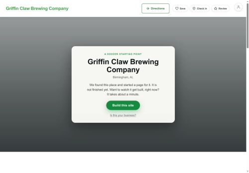 Preview of your live website