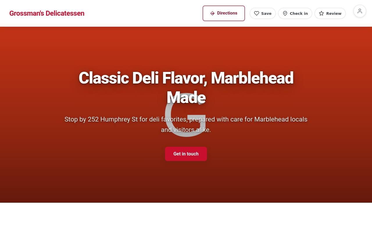 Preview of your live website