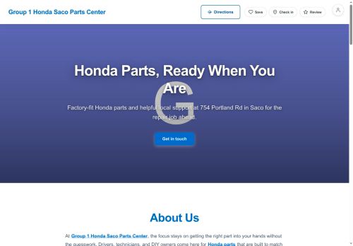 Preview of your live website