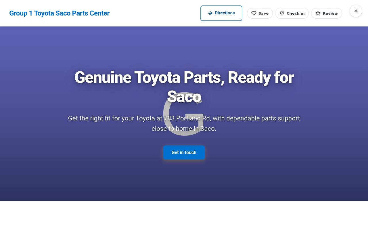 Preview of your live website