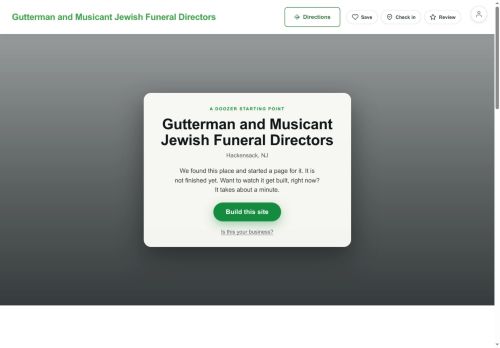 Preview of your live website