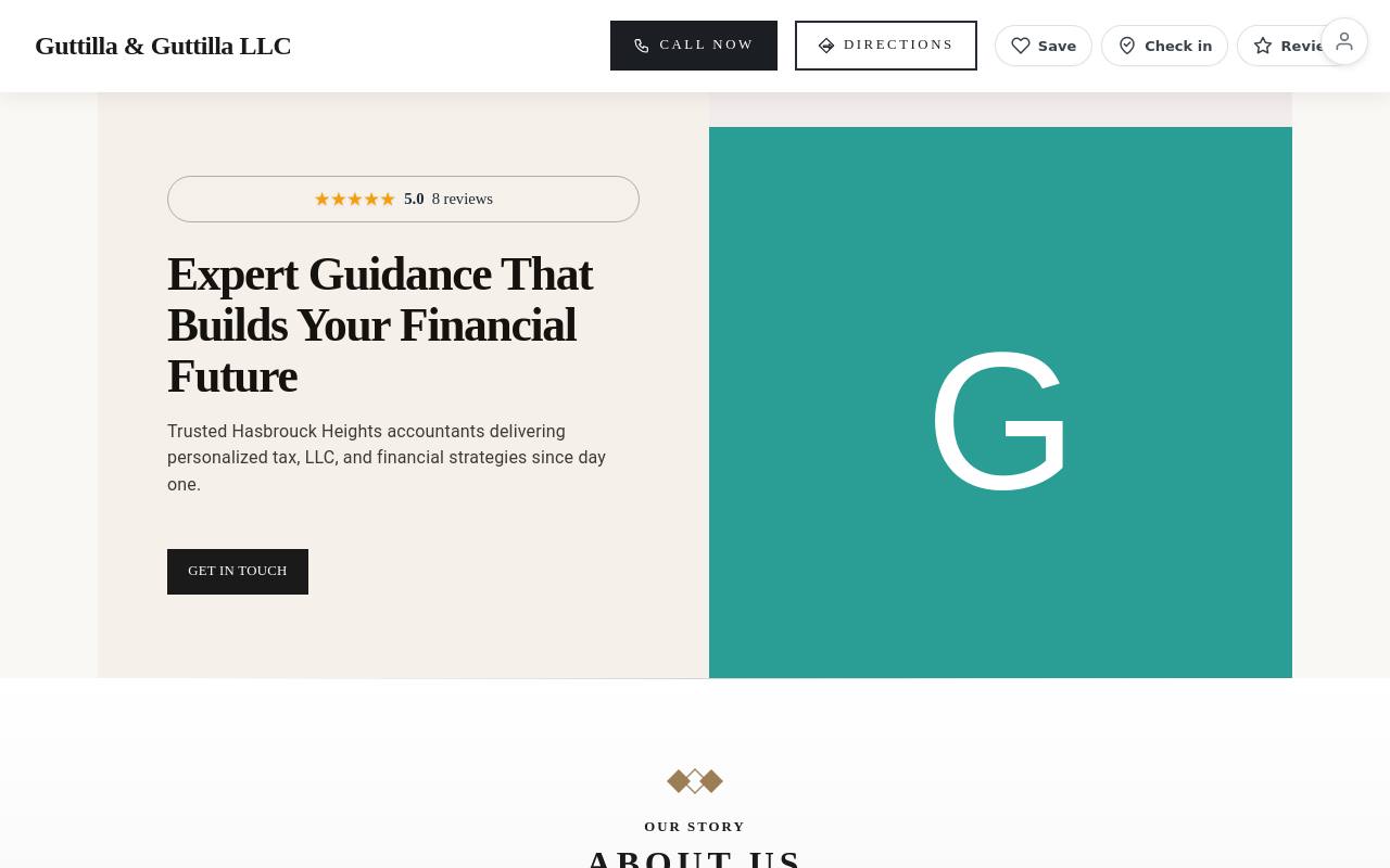 Preview of your live website