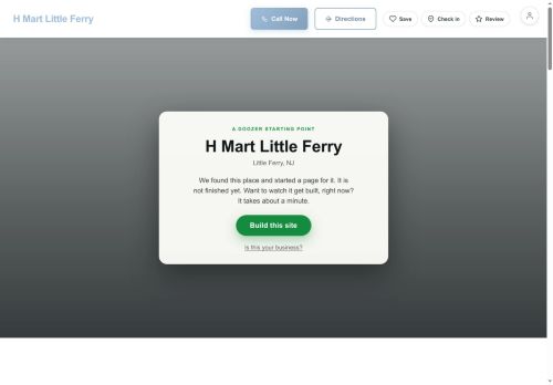 Preview of your live website
