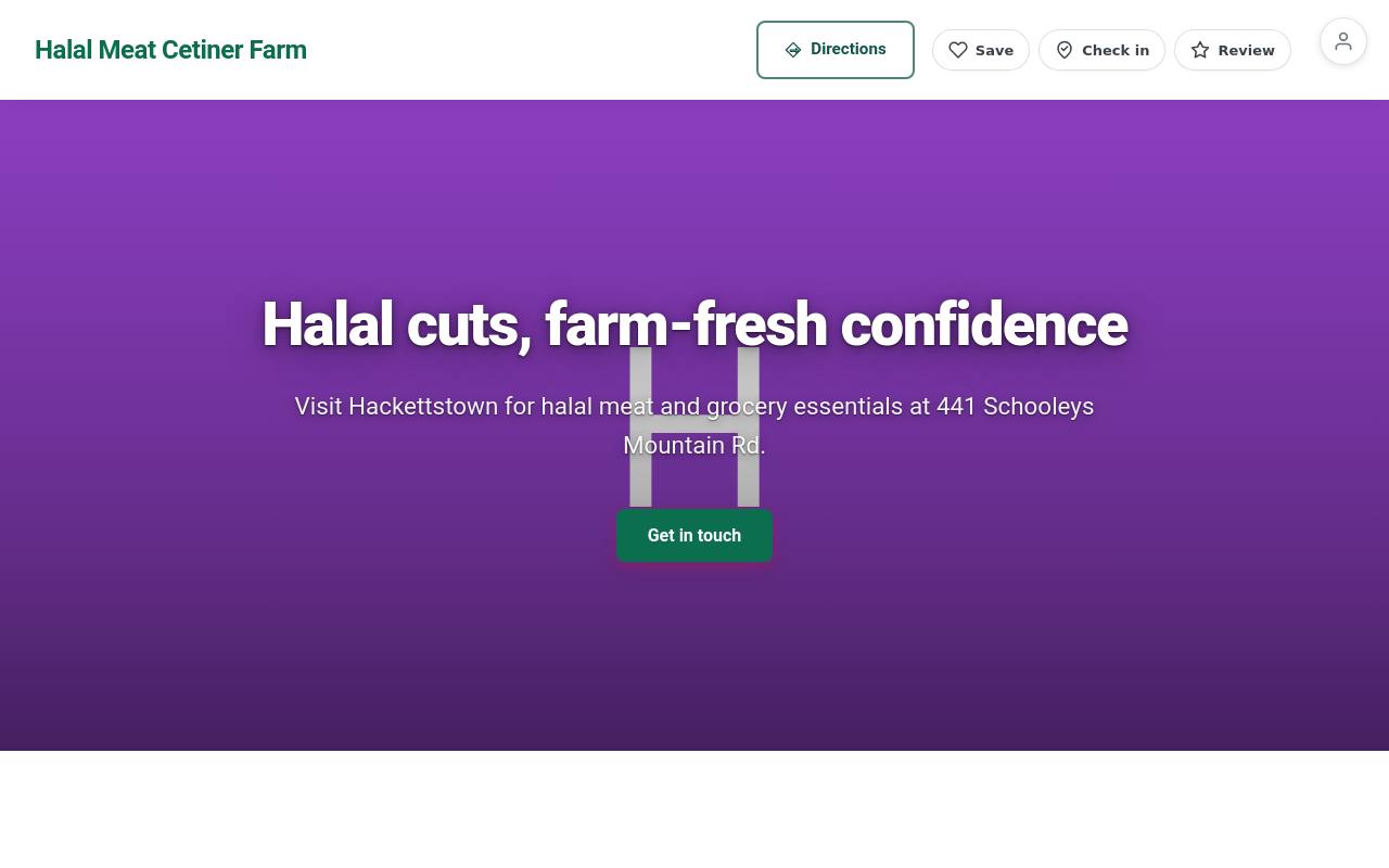 Preview of your live website