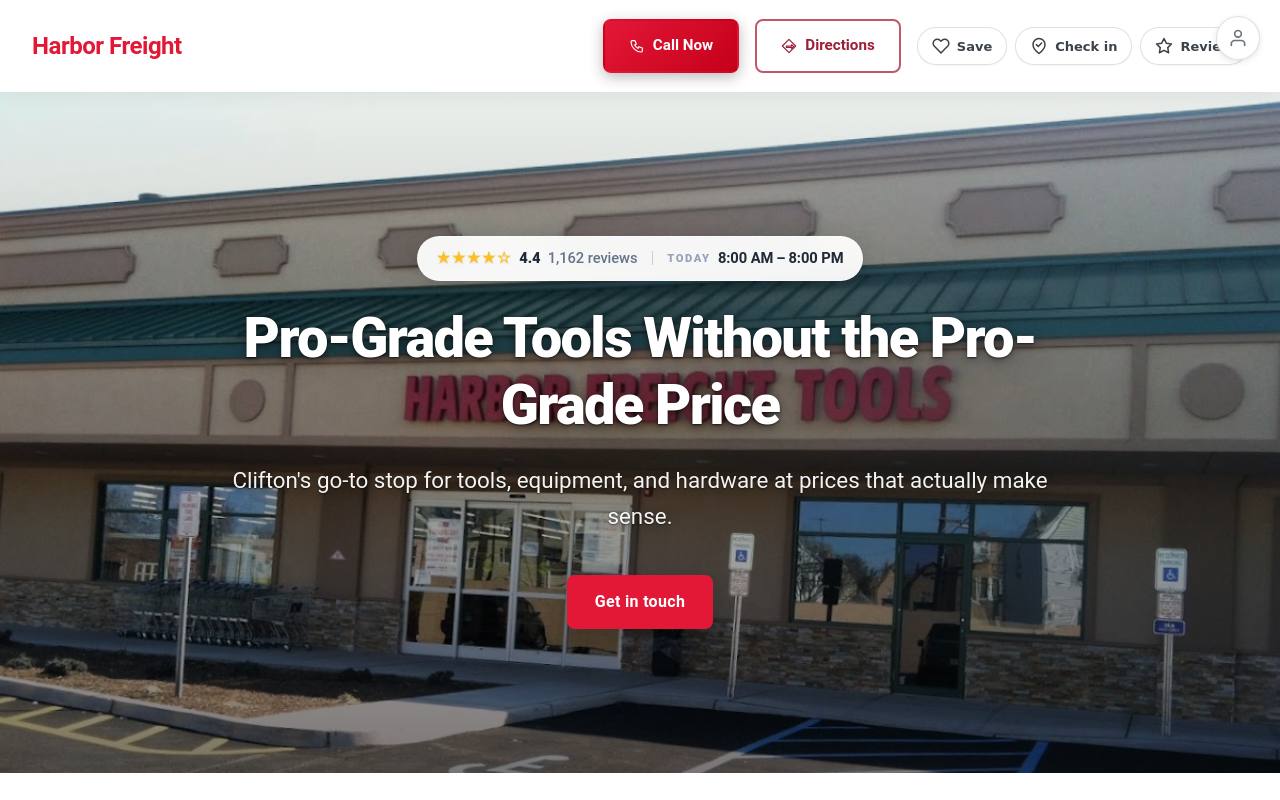 Preview of your live website