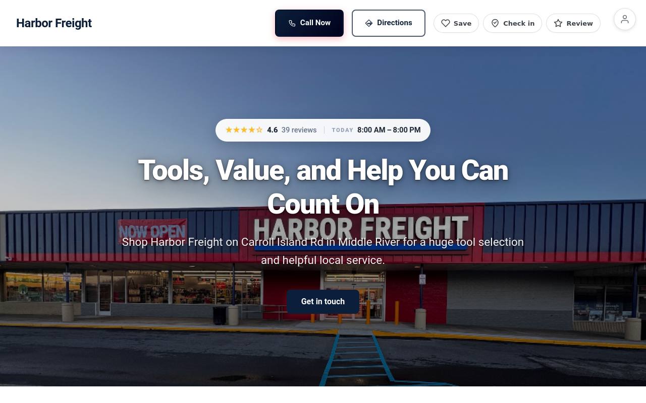 Preview of your live website