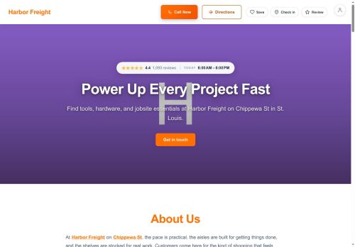 Preview of your live website
