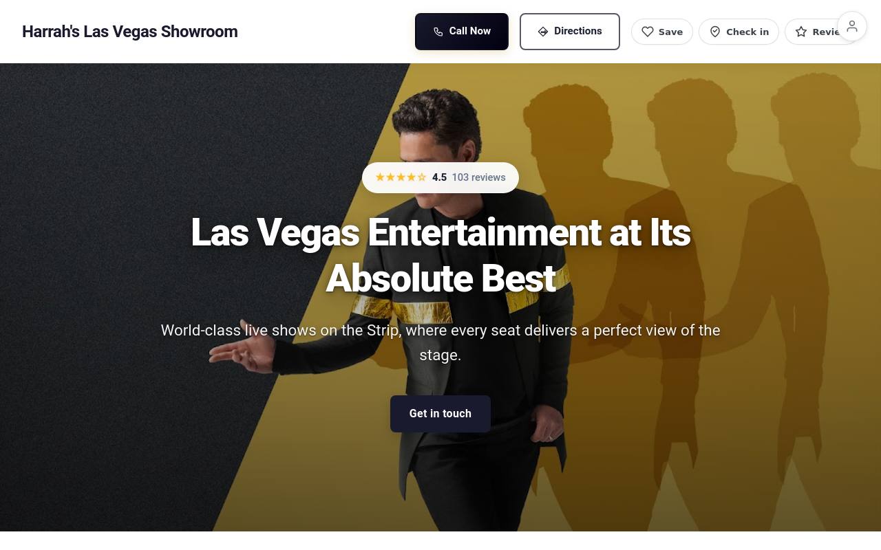 Preview of your live website