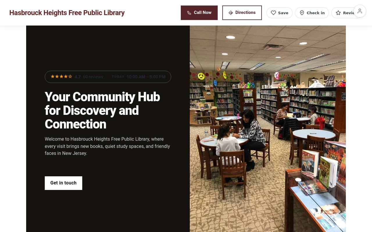 Preview of your live website