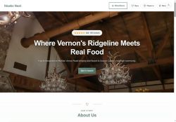 Preview of your live website