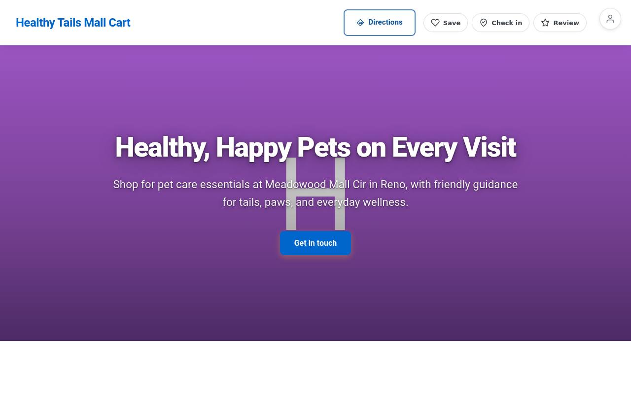 Preview of your live website