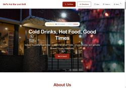 Preview of your live website