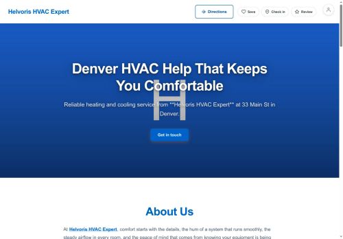 Preview of your live website