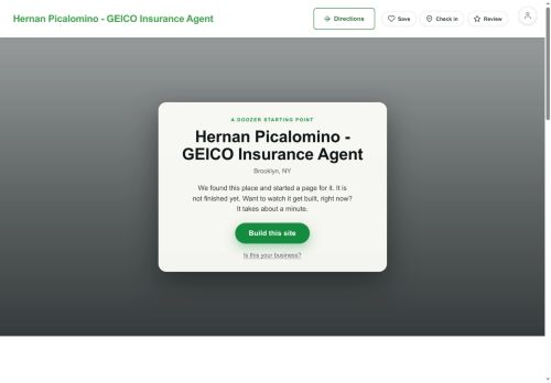 Preview of your live website