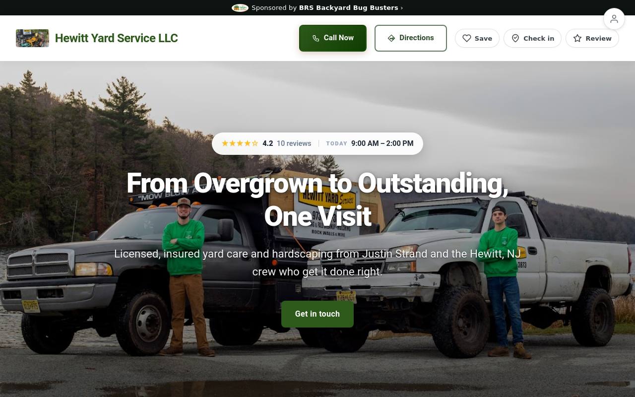 Preview of your live website