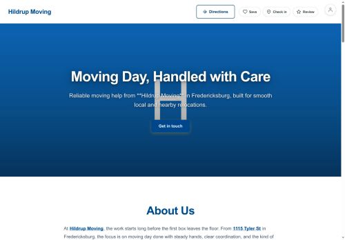 Preview of your live website