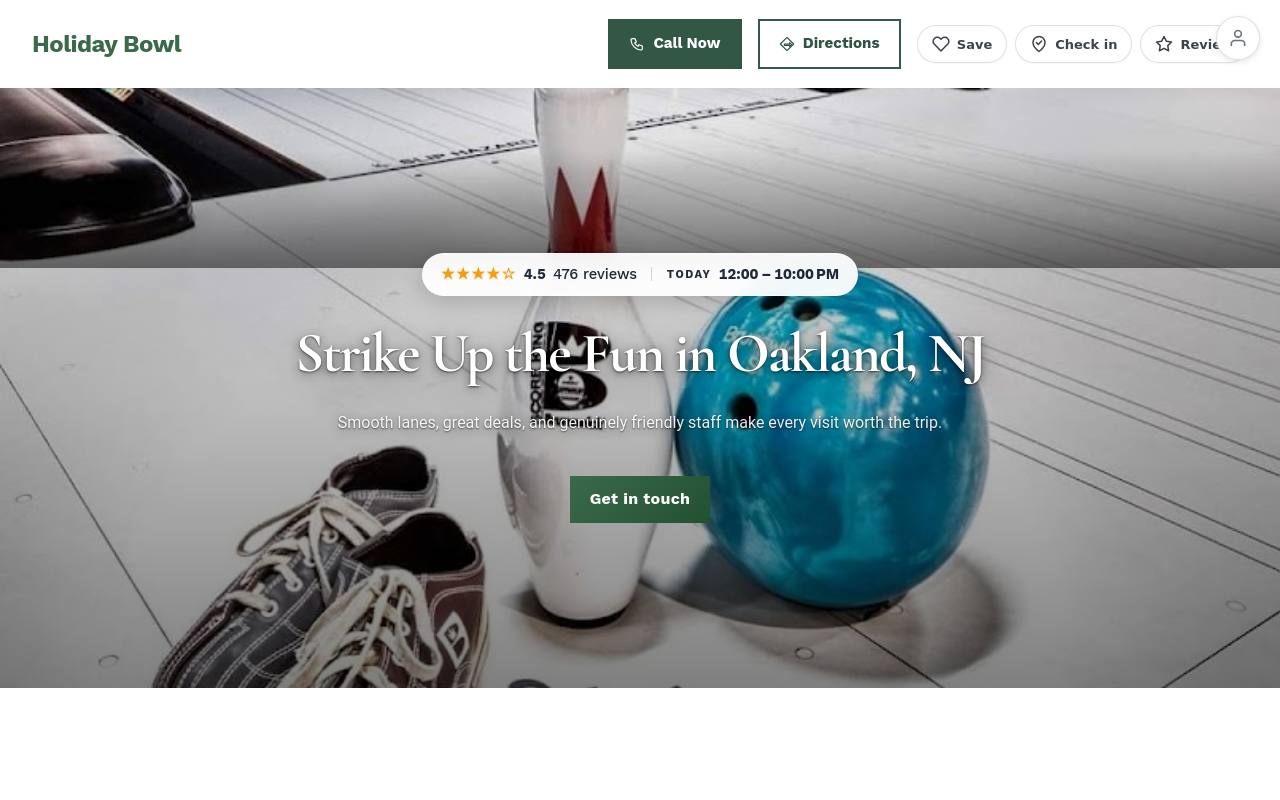 Preview of your live website