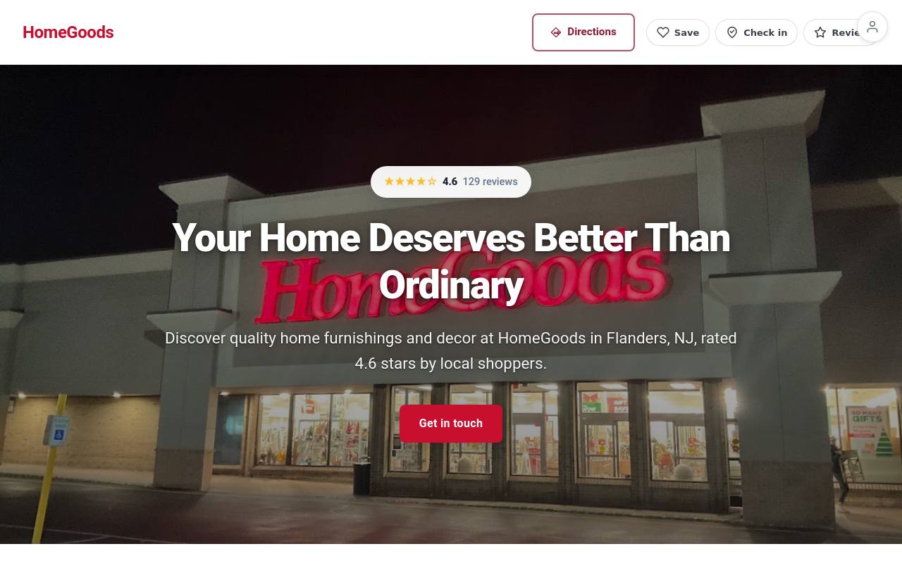 Preview of your live website