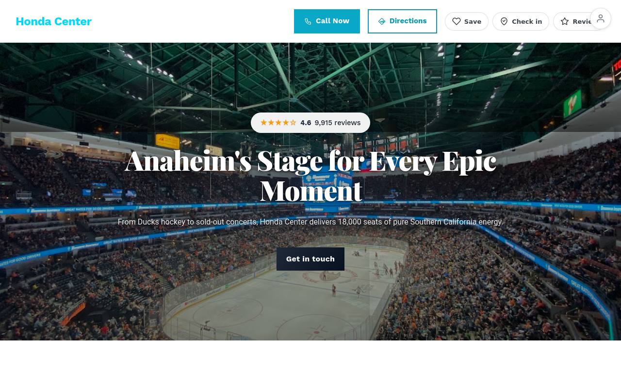 Preview of your live website