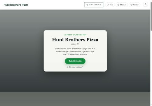 Preview of your live website