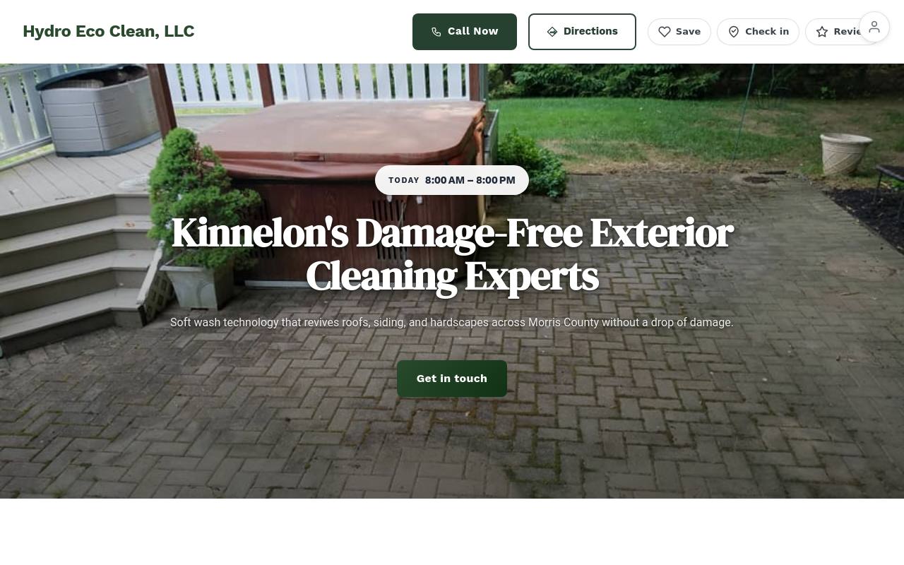 Preview of your live website