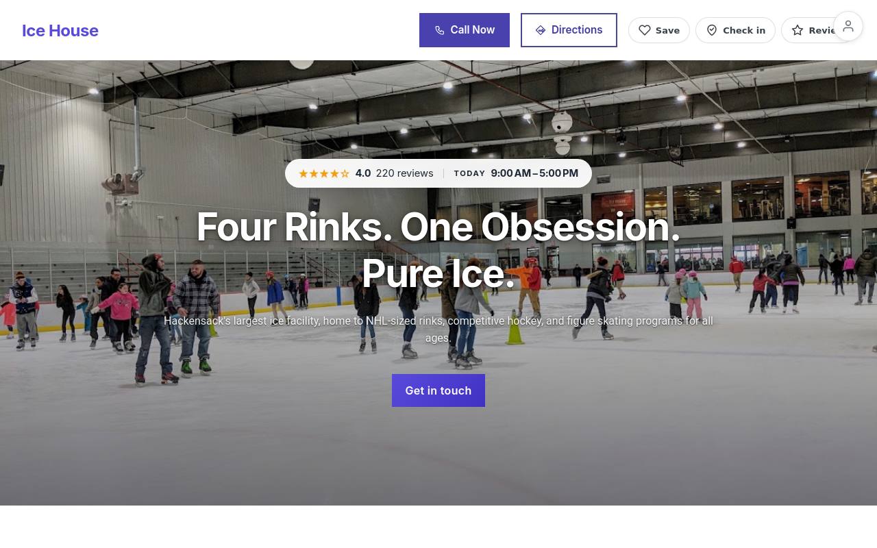 Preview of your live website