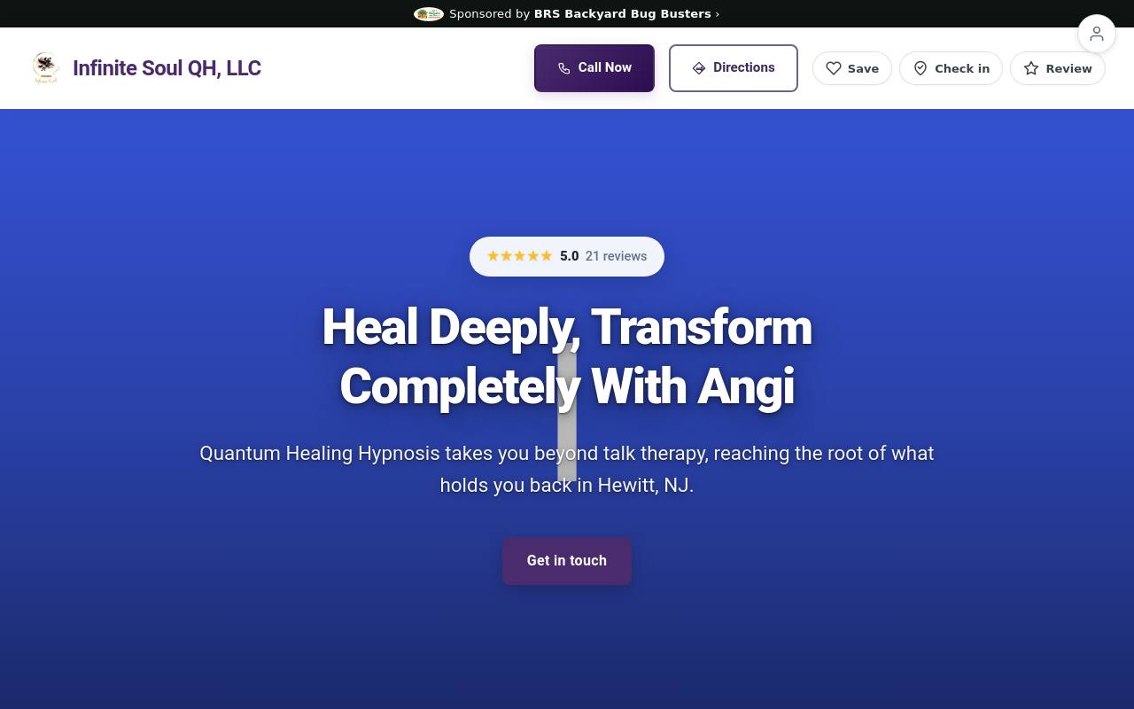 Preview of your live website